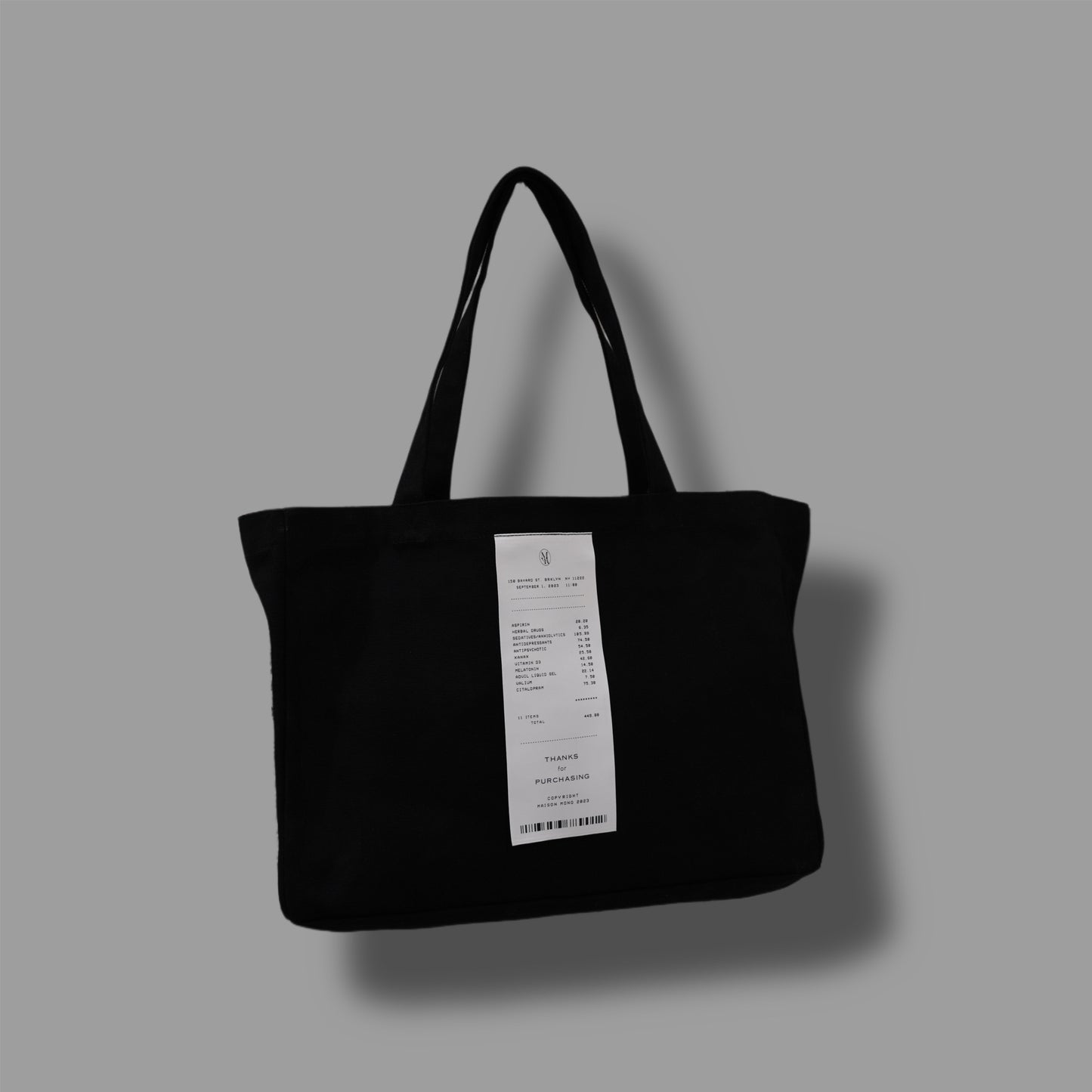 Maison Mono | Chillpill Recipe Canvas Bag