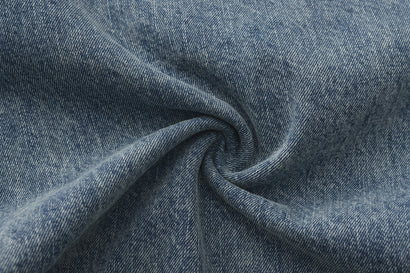 DAWANG | Za WideLeg Denim/Brocade Patch Pants