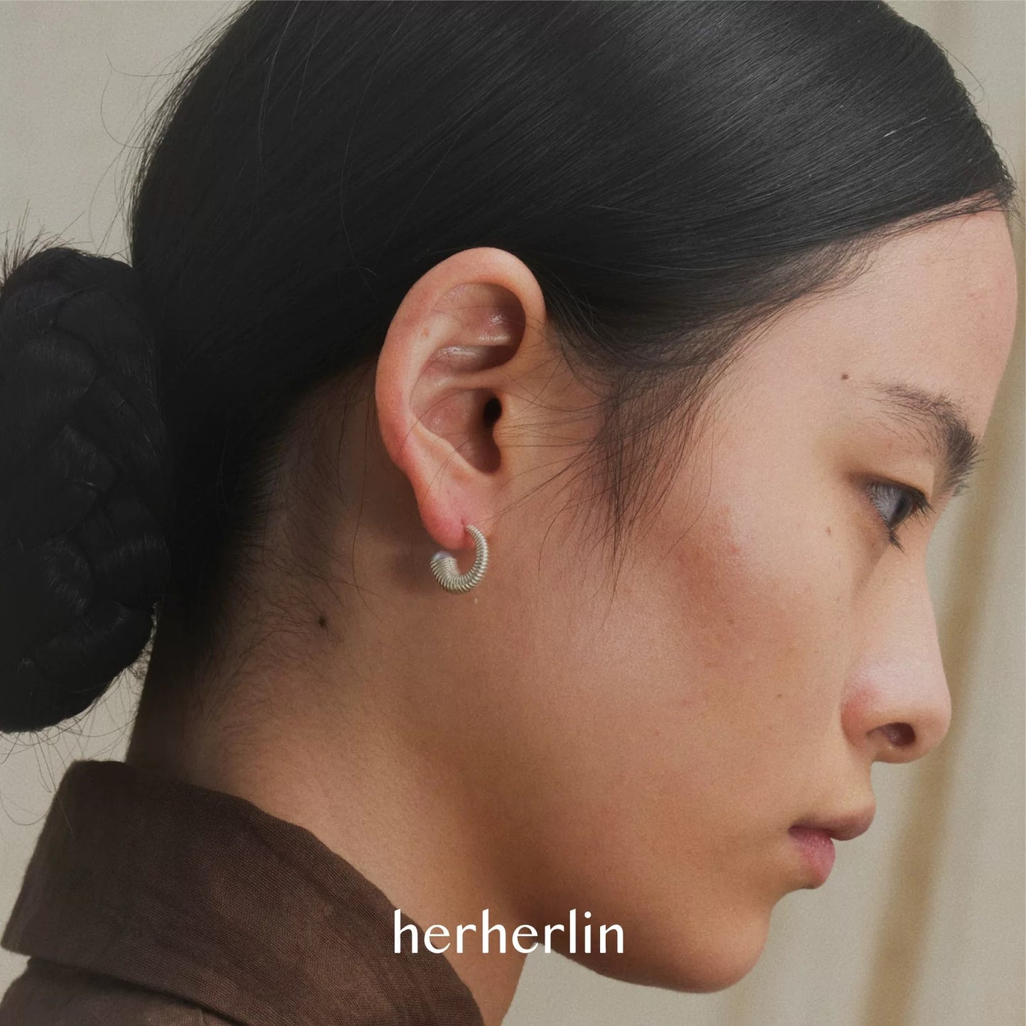 Herherlin | Wave Earring | Pearl & Agate