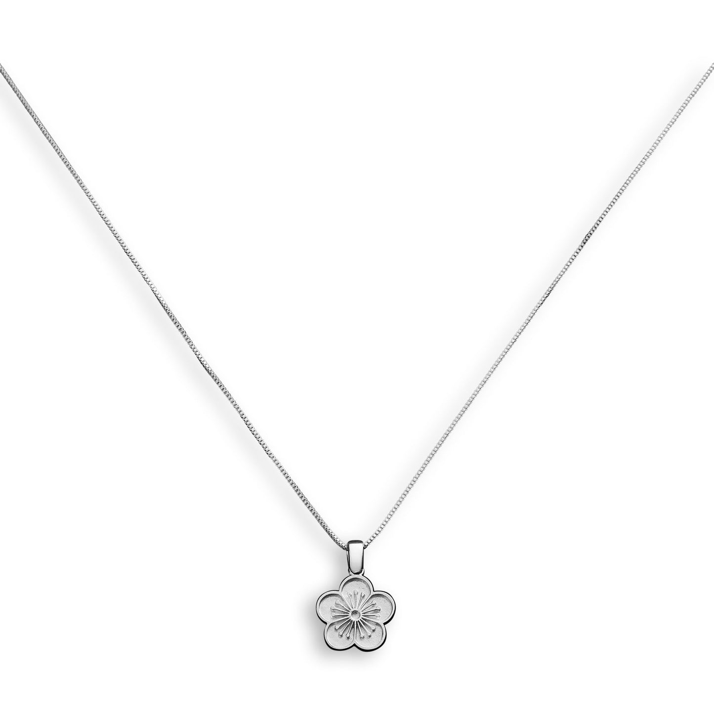 LOUPN | Ehwa Floral Pendant Necklace - Dark