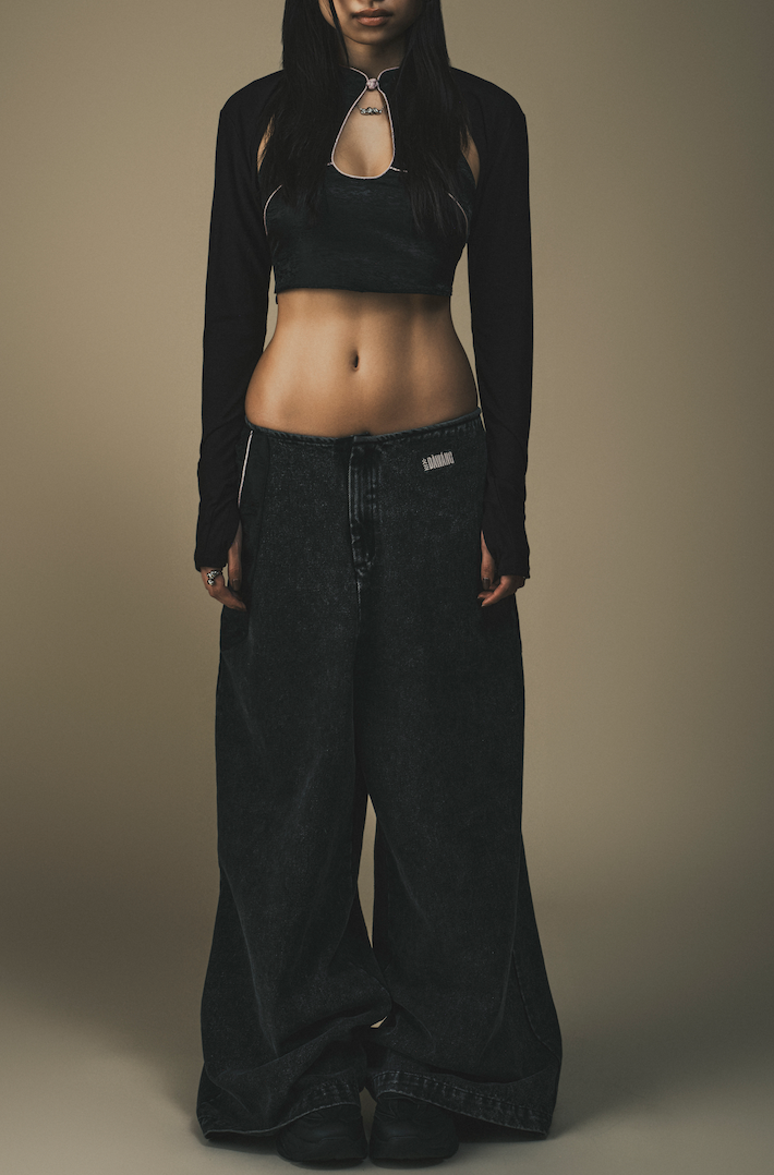 DAWANG | Yao Keyhole Detachable Sleeves Top
