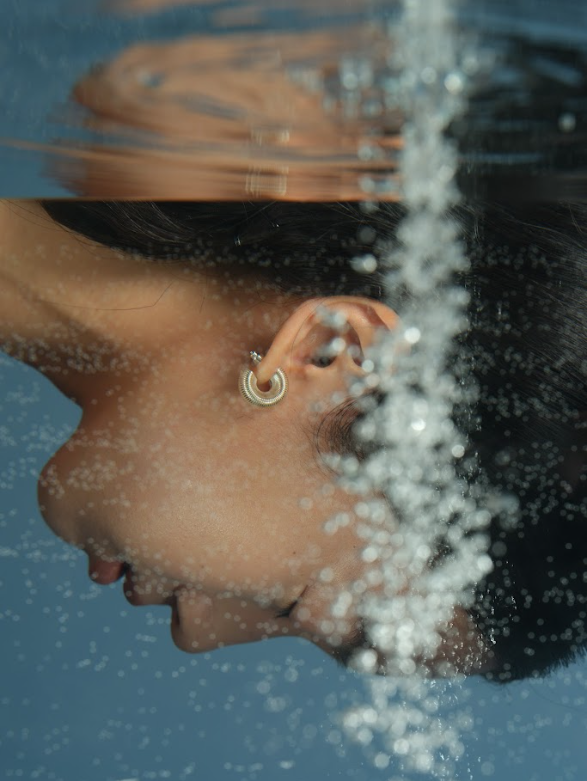 Herherlin | Small Ripple hoop Earrings