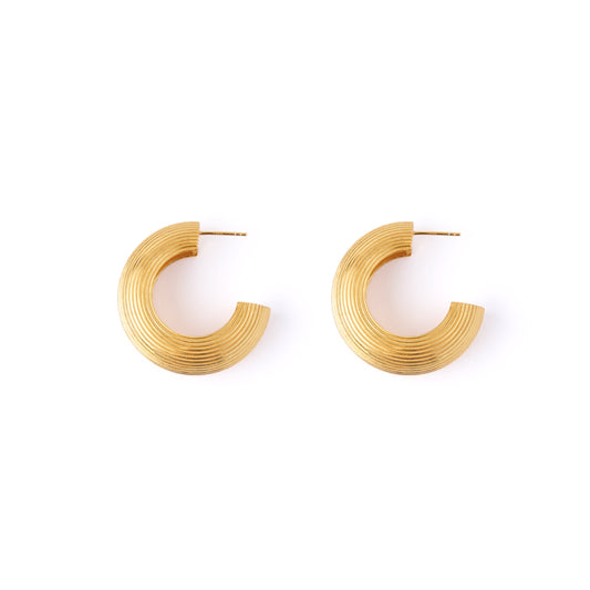 Herherlin | Ripple Big Hoop Earrings