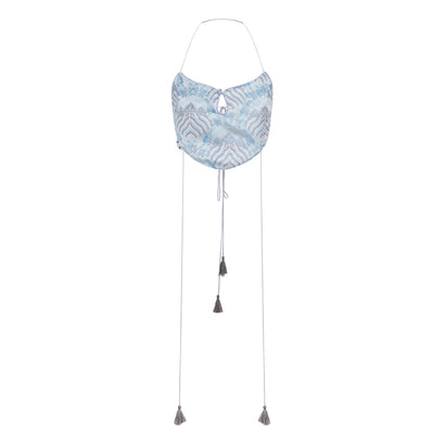 DAWANG | Dong Cropped Reversible Apron Top