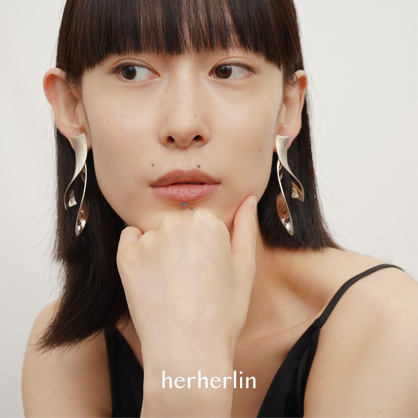 Herherlin | Corrugated Ribbon Earrings