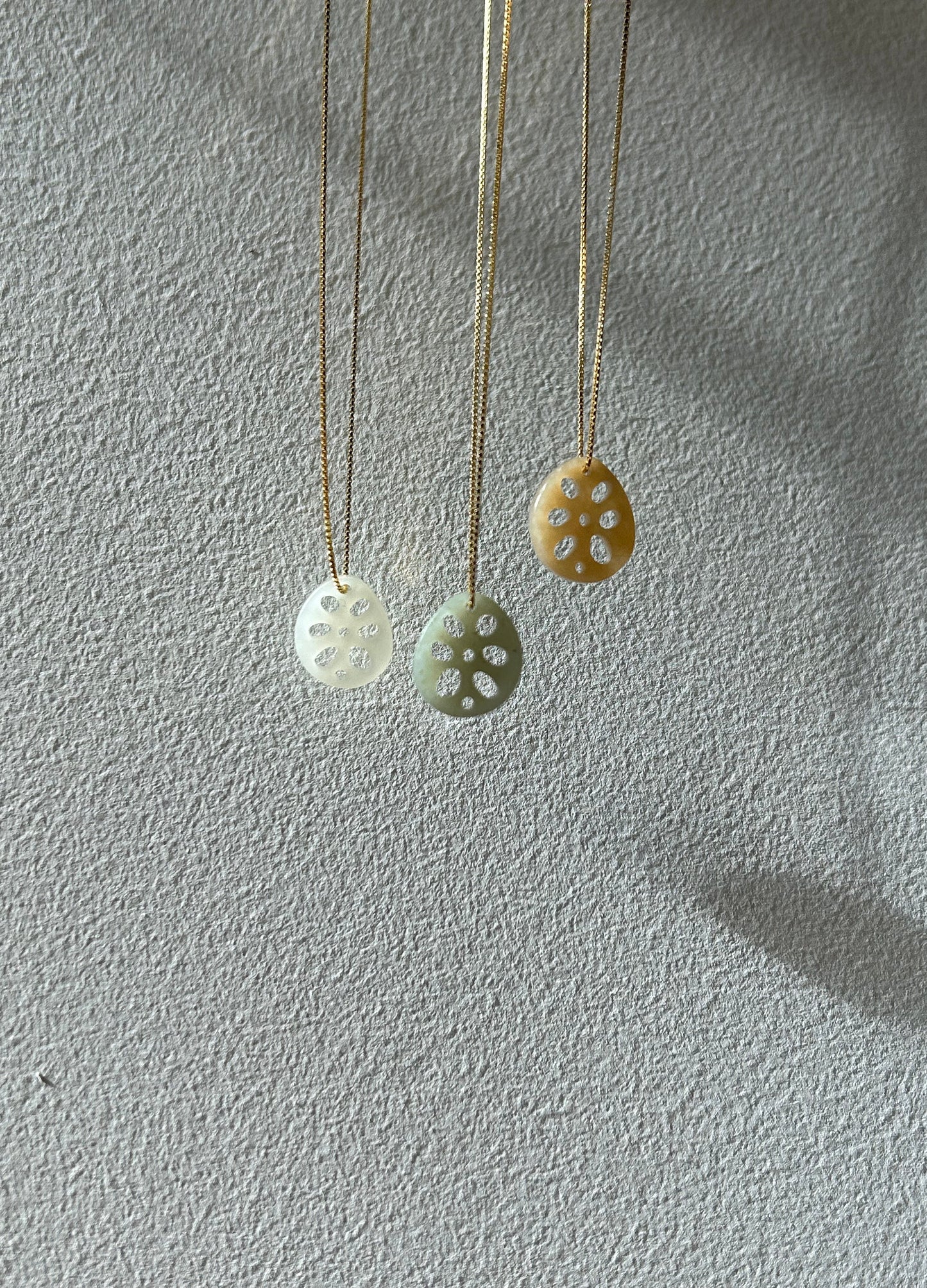 Seree | Lotus Root Jade Pendant Necklace